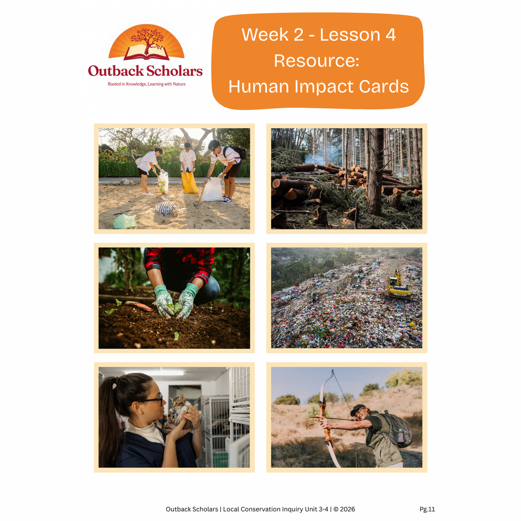 Year 3–4 Local Conservation Inquiry Unit | Australian Curriculum